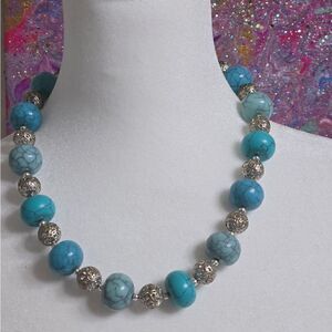 Turquoise Beaded Necklace